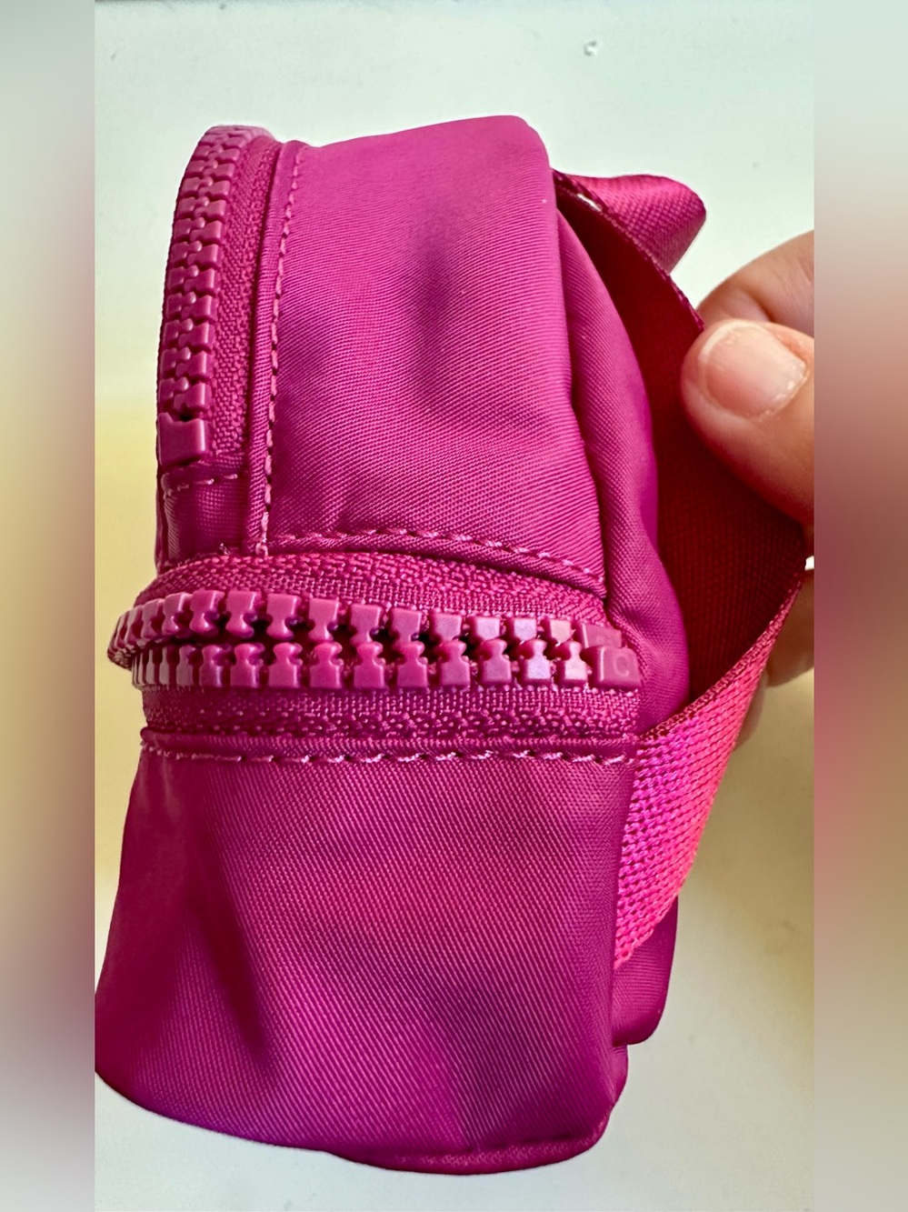Lululemon City Adventurer Backpack *Nano bag decoration in dark fuschia pink - Picture 3 of 6